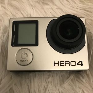 Go pro Hero 4 with selfie pod and case